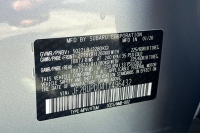 2026 Subaru Outback Limited