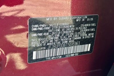 2026 Subaru Outback Limited