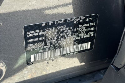 2026 Subaru OUTBACK Touring