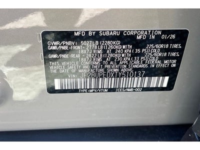 2026 Subaru Outback Touring