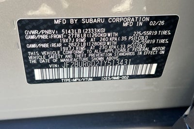 2026 Subaru Outback Limited XT