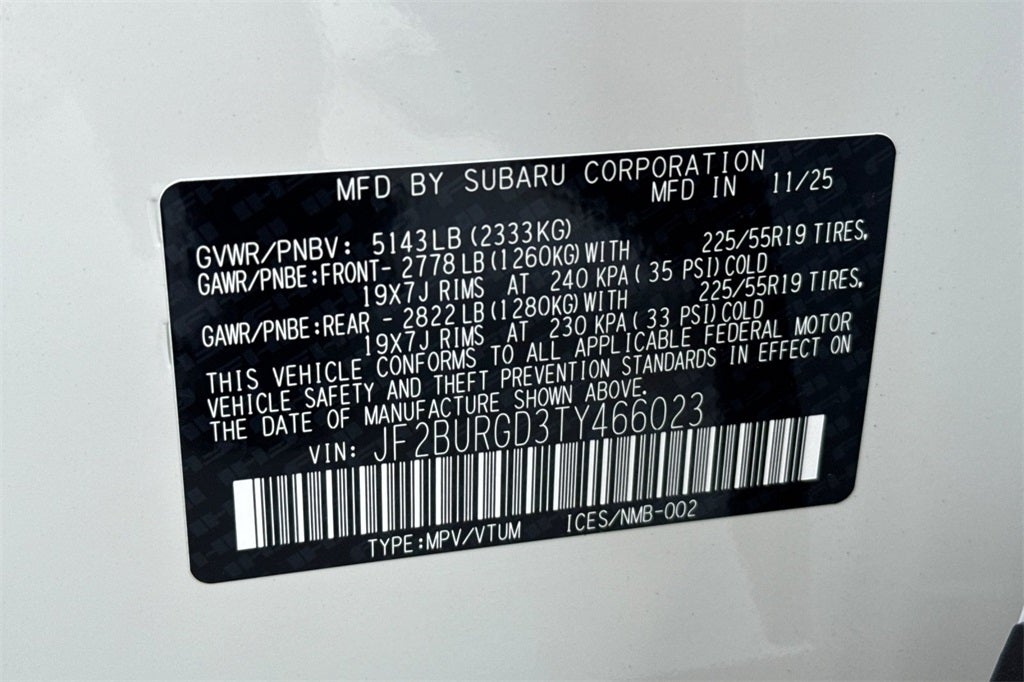 2026 Subaru Outback Limited XT