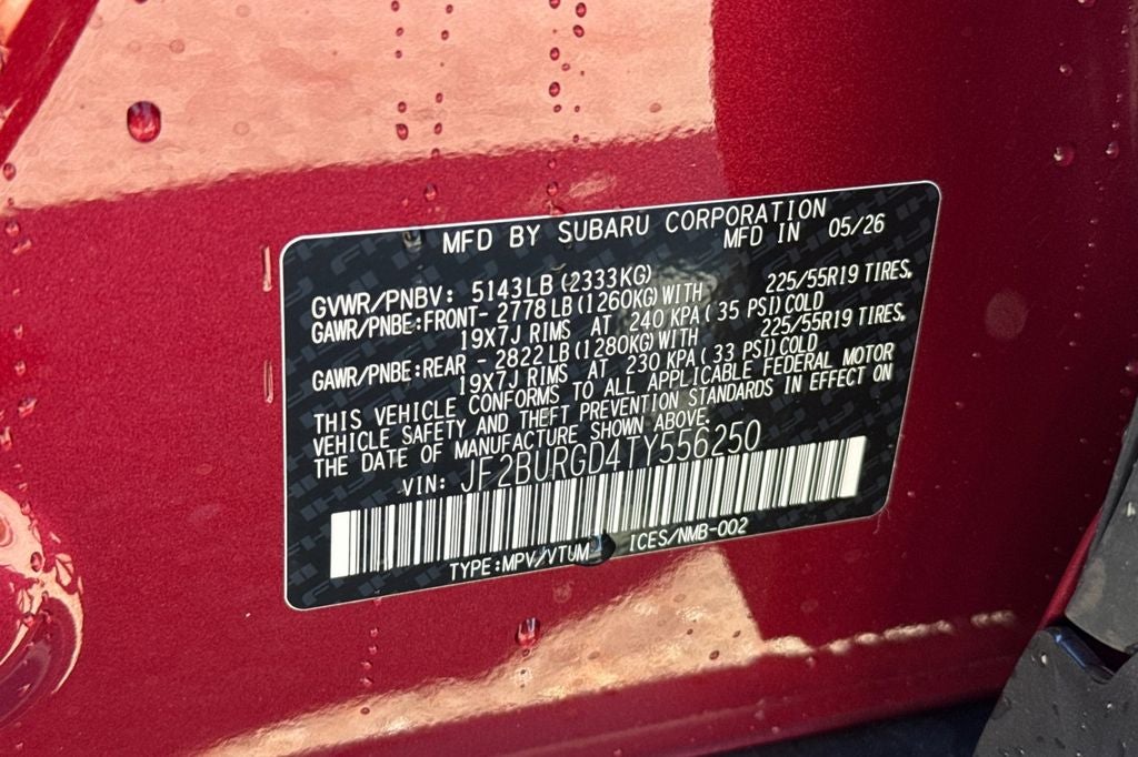 2026 Subaru OUTBACK Limited XT