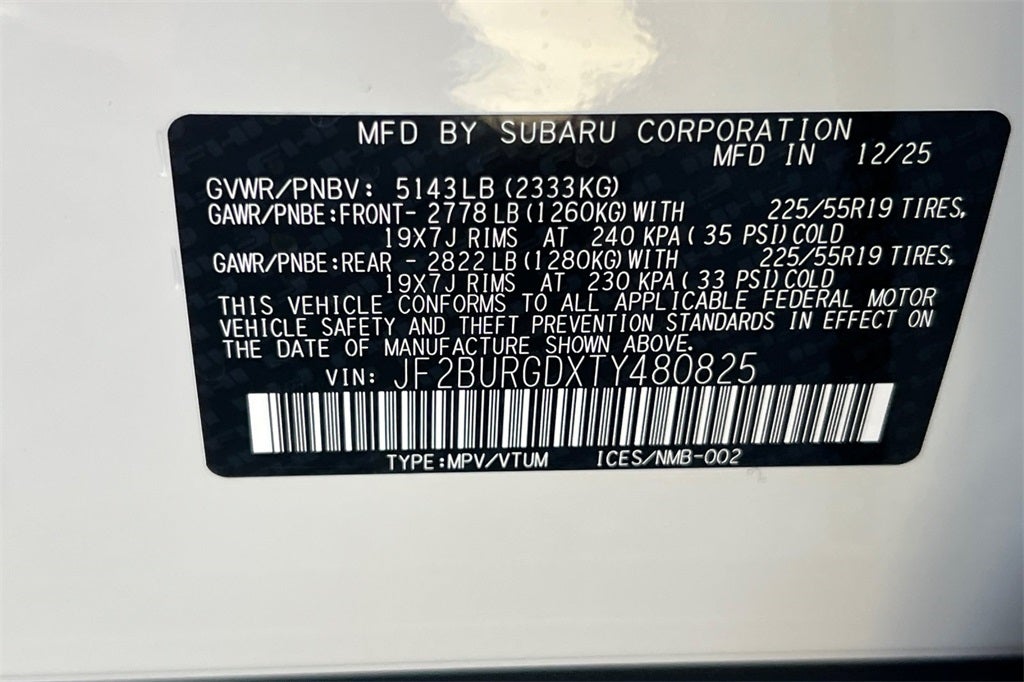 2026 Subaru Outback Limited XT