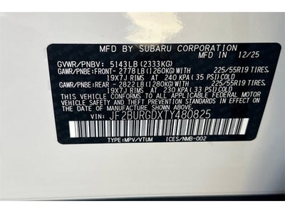 2026 Subaru Outback Limited XT