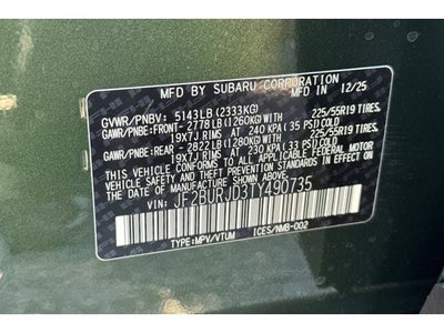 2026 Subaru Outback Touring XT