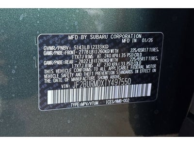 2026 Subaru Outback Wilderness