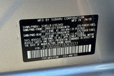 2026 Subaru CROSSTREK Sport Hybrid