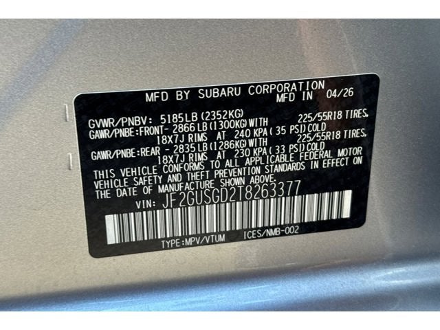 2026 Subaru CROSSTREK Sport Hybrid
