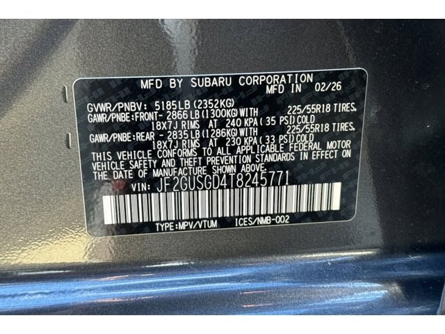 2026 Subaru Crosstrek Hybrid Sport Hybrid