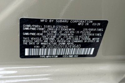2026 Subaru Crosstrek Hybrid Sport Hybrid