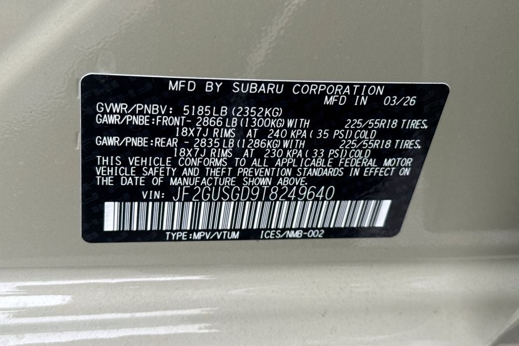 2026 Subaru Crosstrek Hybrid Sport Hybrid