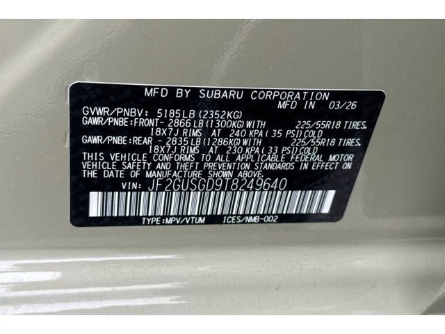 2026 Subaru Crosstrek Hybrid Sport Hybrid