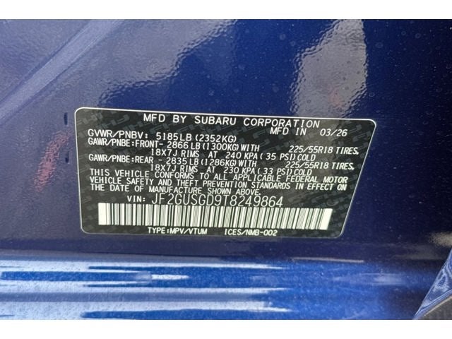 2026 Subaru Crosstrek Hybrid Sport Hybrid