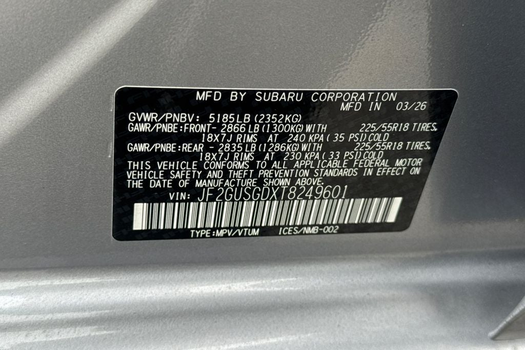 2026 Subaru Crosstrek Hybrid Sport Hybrid
