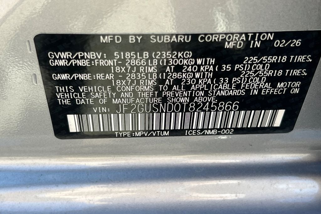 2026 Subaru Crosstrek Hybrid Limited Hybrid