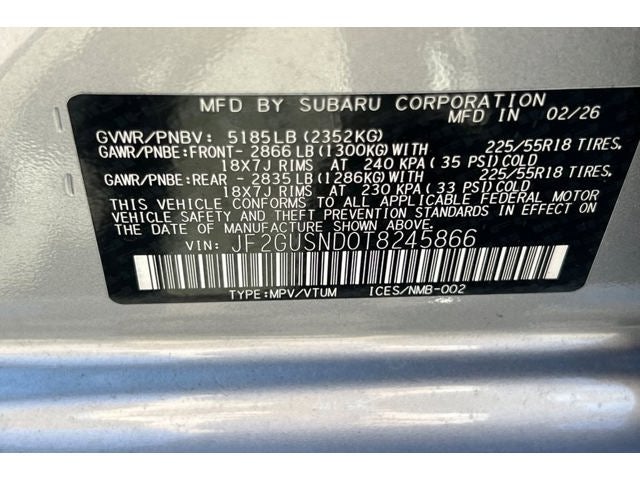 2026 Subaru Crosstrek Limited Hybrid