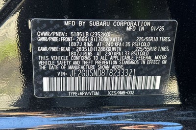 2026 Subaru Crosstrek Hybrid Limited Hybrid