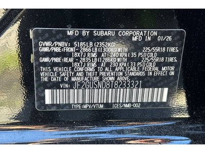 2026 Subaru Crosstrek Hybrid Limited Hybrid