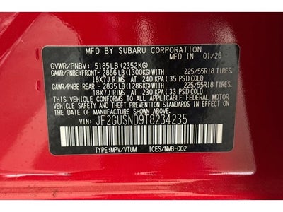 2026 Subaru Crosstrek Hybrid Limited Hybrid