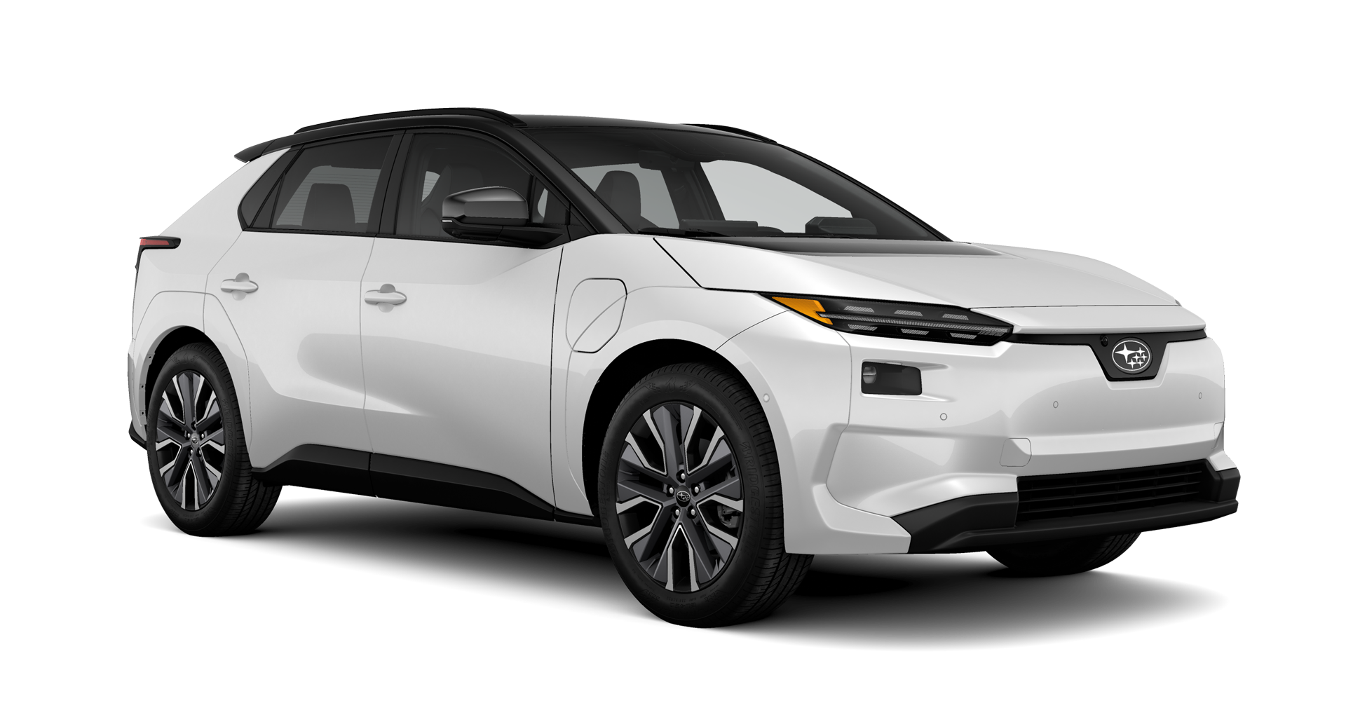 2026 Subaru Solterra Touring XT Shown in Cosmic White Pearl Two Tone