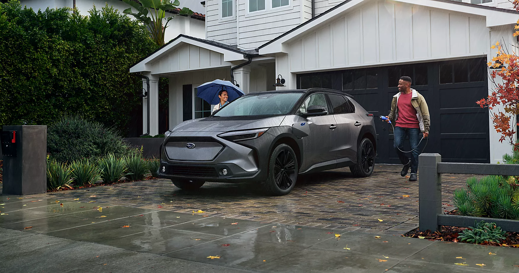 2025 Subaru Solterra Parked Being Charged