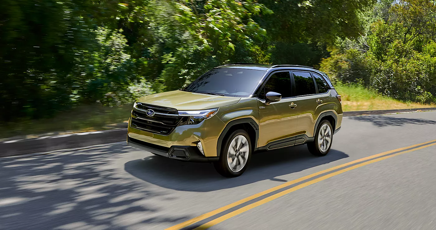 2025 Subaru Forester Hybrid on Road