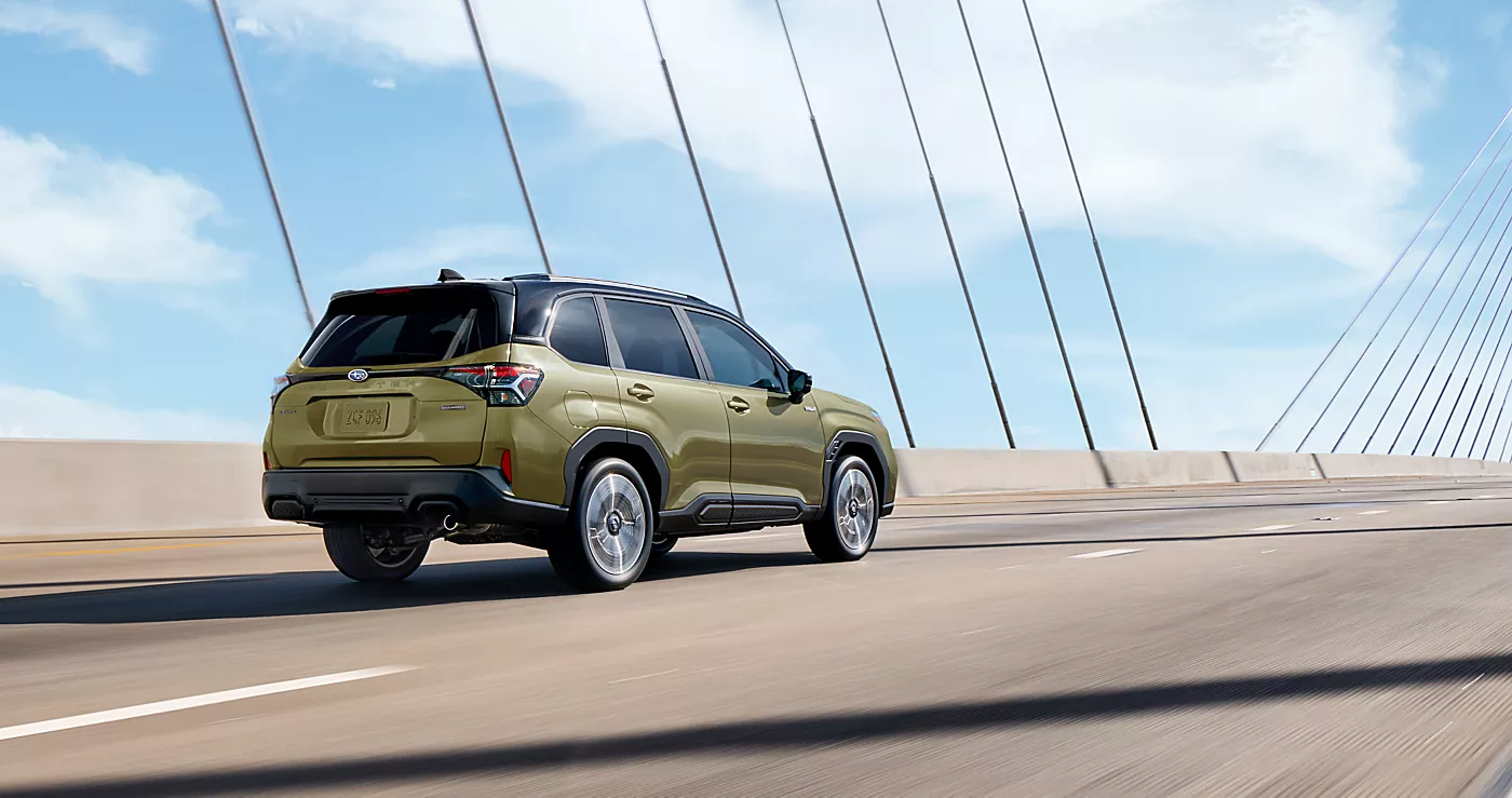 Collage of 2025 Subaru Forester Hybrids
