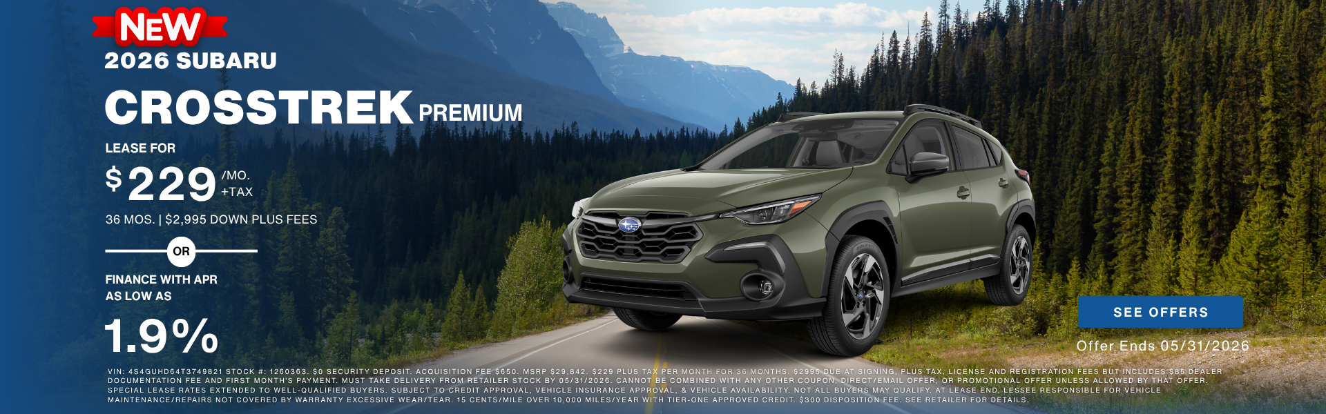 2026 Crosstrek