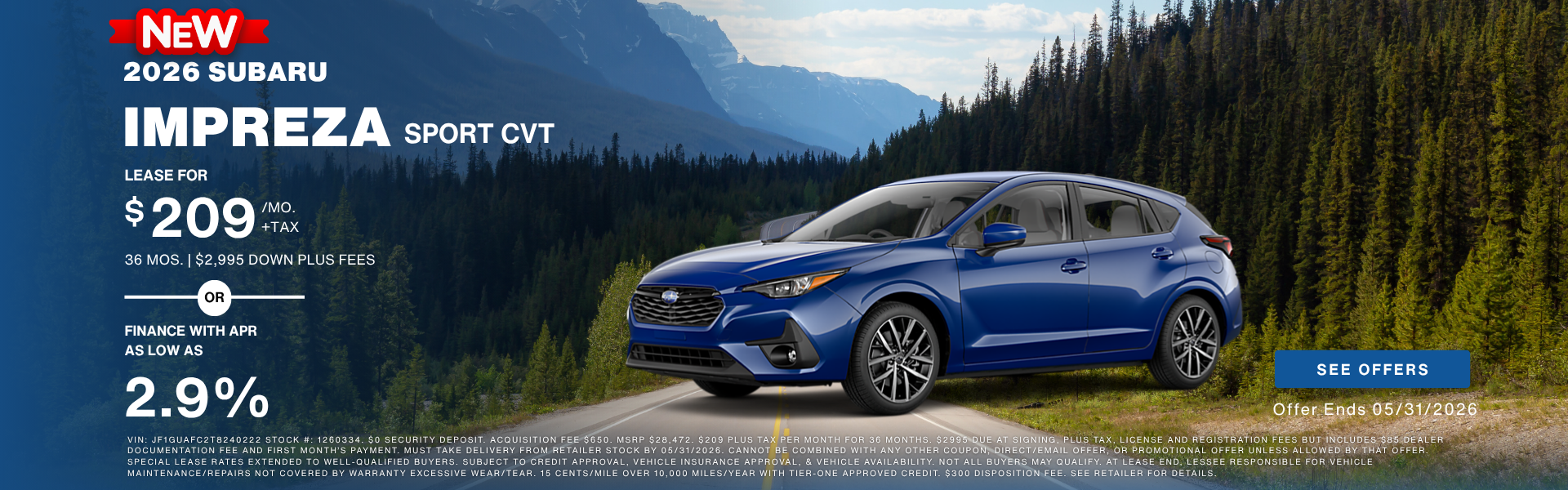 2026 Impreza