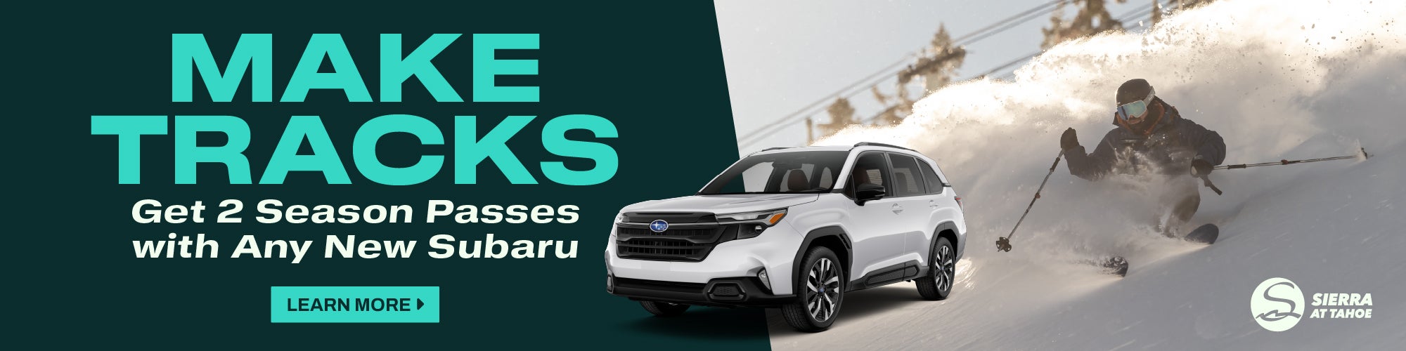 New Solterra EV shown in Cosmic White Pearl in front of a person snowboarding.